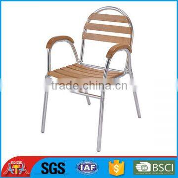 Aluminum wood chair