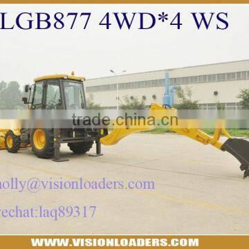 MINI EXCAVATOR LOADER /4WD4WS , SMALL BACKHOE LOADER