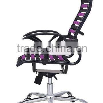 Hot-selling comfortable special use bungee cord office chair/stretchy/elastic office chair with wheels TXW-1012