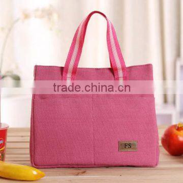 fashion hand tote cooler bag