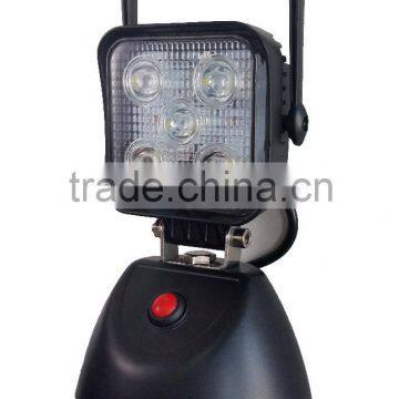 Factory Direct Offer IP68 Waterproof Portable15W Magenitic Rechargeable Auto LED Work Light With Handle