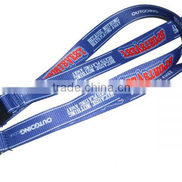 Promotion polyester custom printed neck lanyards