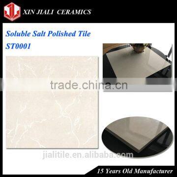 JiaLi Manufacturer Supply 60x60 Soluble Salt Polished Porcelain Floor Tile