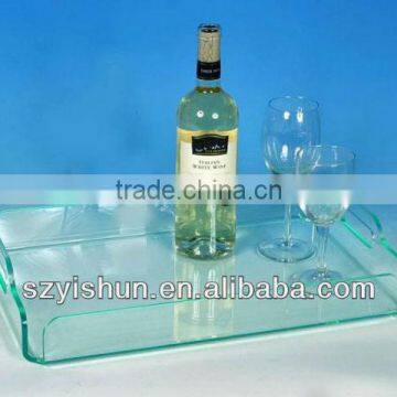 Customized acrylic tray acrylic wine glass tray