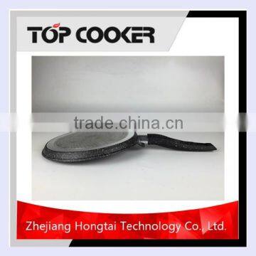 Black Marble Coating Forged Pancake Pan photo-3