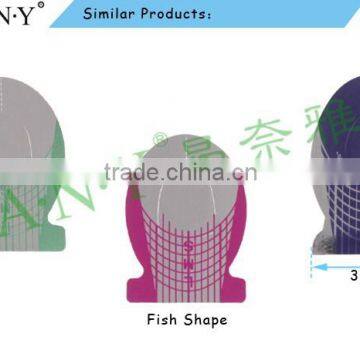 ANY Crystal Beauty Nails Design 500PCS per Roll Paper Nail Form Fish Shape photo-5