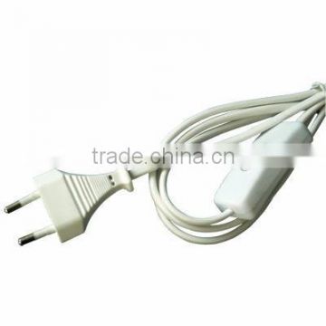 AC line lamp cord sets with switch VDE & Rohs approval