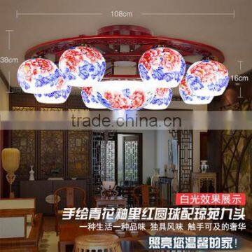 CE ETL UL Tray Ceiling Lighting & Special Promotion Lighting & Hospital Lobby Ceramic Bamboo Ceiling Light photo-2