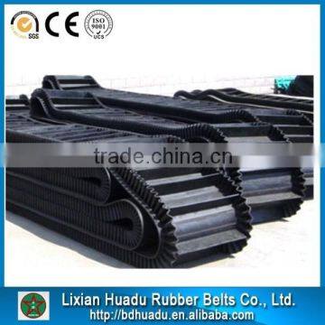 90 degree curve rubber belt/Corrugated Sidewall Conveyer Belt