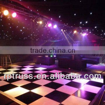 RP wonderful dance floor white and black dance floor for disco