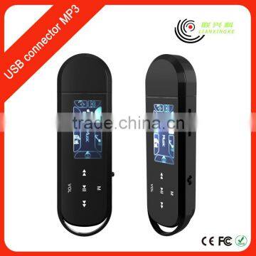 Two color LCM display al quran mp3 player with USB connector