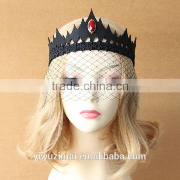 Crown gothic princess grace dance half full face masks