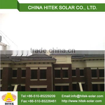 high power output vacuum tube roof solar water heater 2015