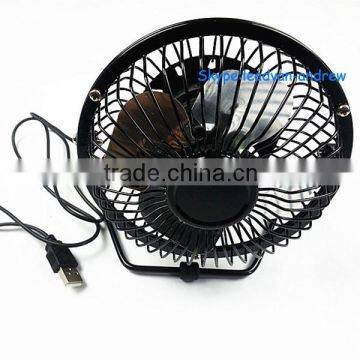 2015 Creative Household Gifts Mute Metal Mini USB Table Fan photo-4