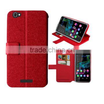 for archos 55 helium plus case coloful silk leather case high quality with factory price