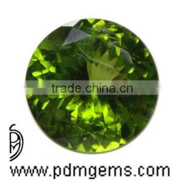 Peridot Round Cut Faceted For Gold Ring From Wholesaler