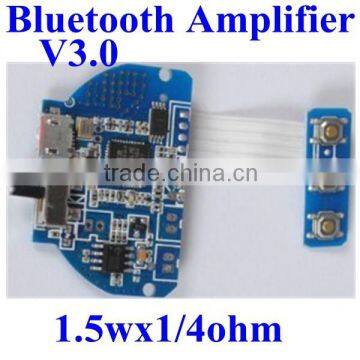 Mono 1.5W Bluetooth handsfree a audio Amplifier Module Board with AEC and ANC support 3.7v lithium battery power supply