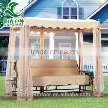 Best prices garden swing hanging chair waterproof cover and soft cushions