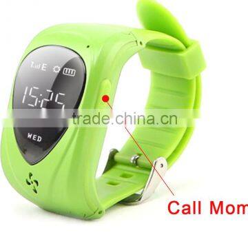 Fashion Kids Wrist Watch Safety SOS GPS Tracker GPS Tracking GSM Bluetooth