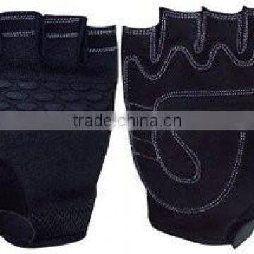 Good Quality Custom Silicon Printing Half Finger Cycling Gloves