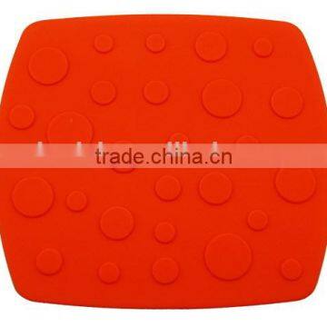 Thick mat 100% Food Grade silicone oven mat /silicone pot holder