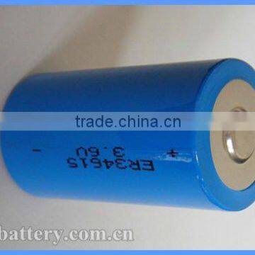 ER34615 3.6V 19000mAh lithium thionyl chioride battery