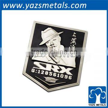 Top selling high quality custom car emblem badge logo