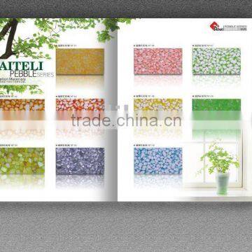 Transparent Resin Panel Resin Pebble Tile