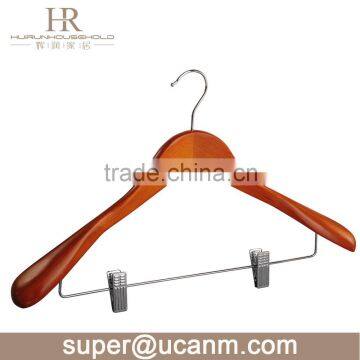 HRW-970BW coat hanger with clips