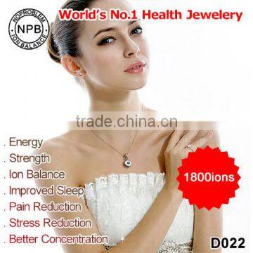 Noproblem D022 FDA Tourmaline Germanium Power Energy New Charm Glowing Crystal Pendant Necklace