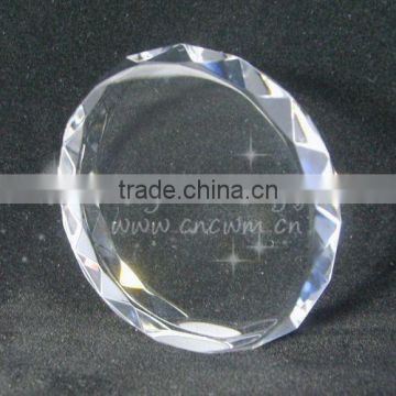 High Quality Blank Crystal Glass Block For Lser Engraving