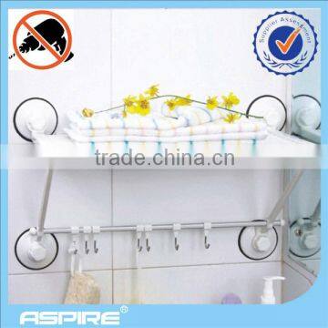 suction cup bathroom towel rack