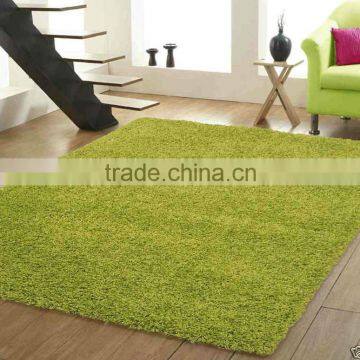 Green Shaggy Carpet