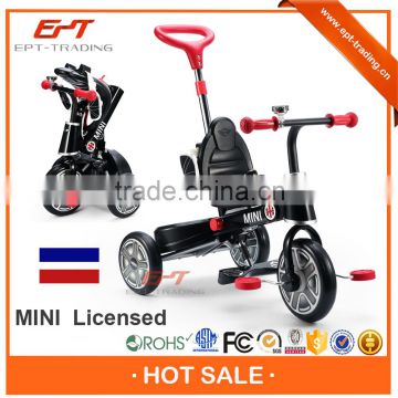 2016 Newly baby ride on tricycle with push handle