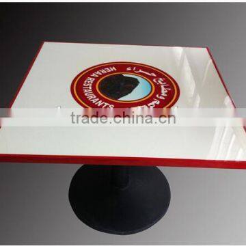 Acrylic Soid Surface Restaurant Dining Tables and Chairs ,fast Food Table,artificial Stone Tables photo-6