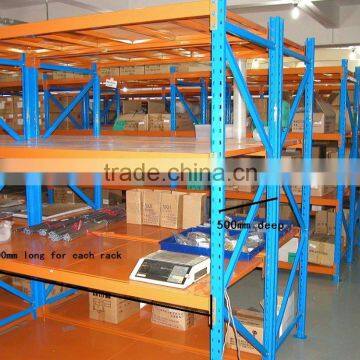 Metal Longspan Warehouse Storage Shelving Rack 200-800 kg UDL/Level