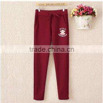 2016 Winter Custom Jogger Sweatpants, Wholesale Cartoon Monkey Printed Women's Sports Sweatpants photo-2