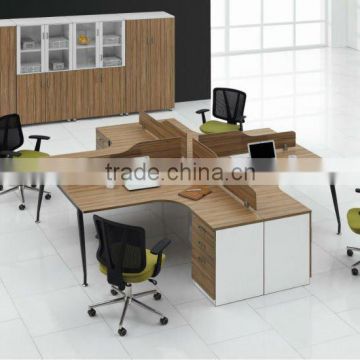 2012 Hot-sale Modern Wooden and metal office furniture Office computer workstation