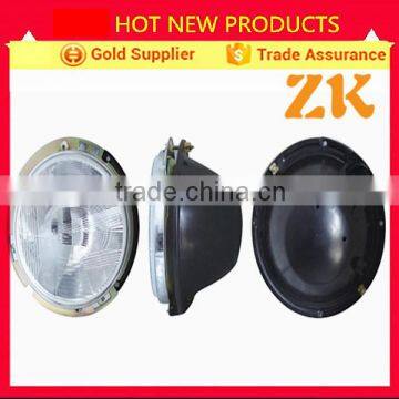 H4 7 inch round halogen head light head lamp kit for truck suv atv jeep wrangler