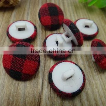 custom hand sewing fabric covered button for garment