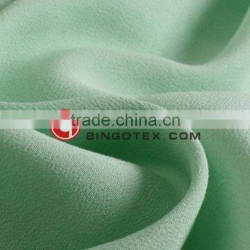 100% Green Rayon crepe Moss soft Woven fabric Wholesale for garment