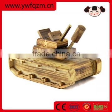 wooden music box decoration tank