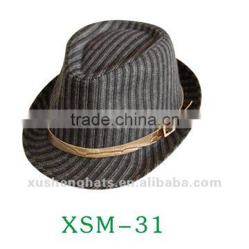 2012fashion men's leisure cotton fedora hat