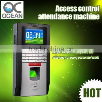 color display fingerprint access control and time attendance device