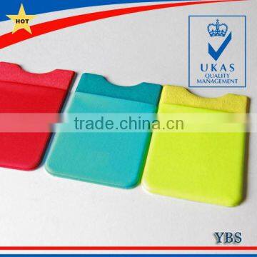 customized adhesive Visa credit card holder pocket