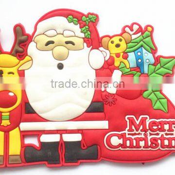 Christmas Snowmen Shaped Soft Rubber Promotional Gift PVC Fridge Magnet