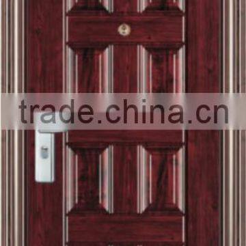 2016 new style decorative steel frame steel door low price