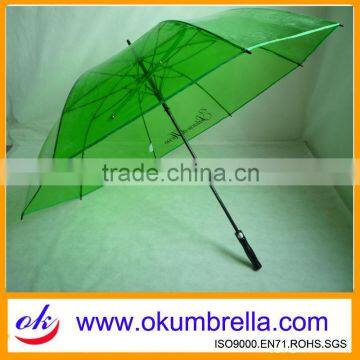 Arc 30 inch *8Ribs Automatic Transparent Golf Umbrella OKC014