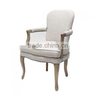 Fabric to upholster living room leather wood chair