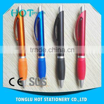 New products 2016 technology color grip stationery plastic pen